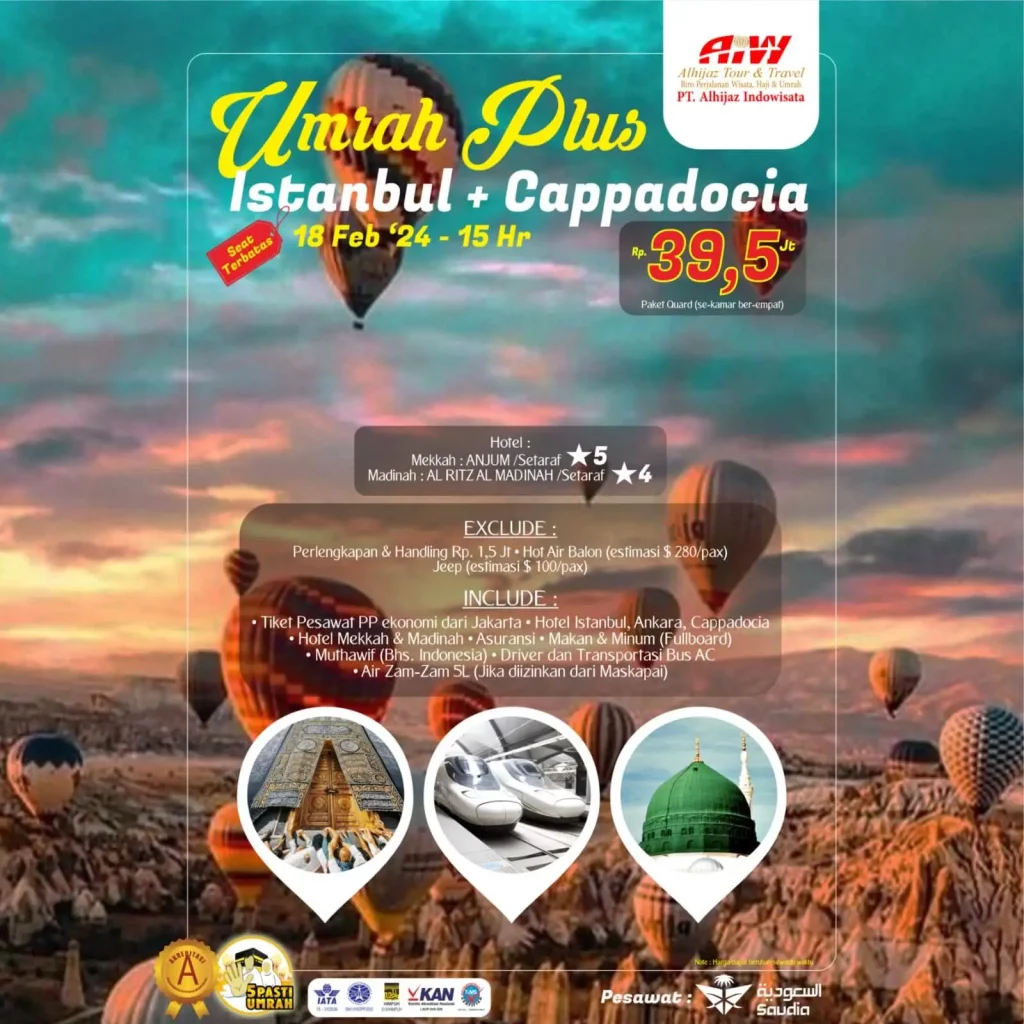 umroh plus turki cappadocia