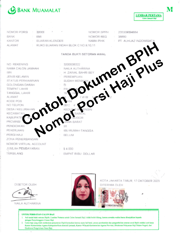 SPPH BPIH Haji Plus